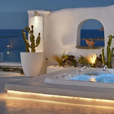 Villa Mykonos Sea&sunset View Pool-hot Tub By Calypso Sunset