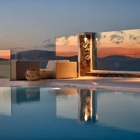 Villa Mykonos Sea&sunset View Pool-hot Tub By Calypso Sunset