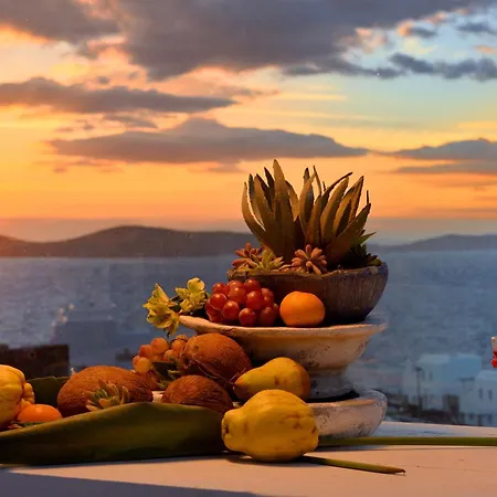 Mykonos Sea&sunset View Pool-hot Tub By Calypso Sunset Villa
