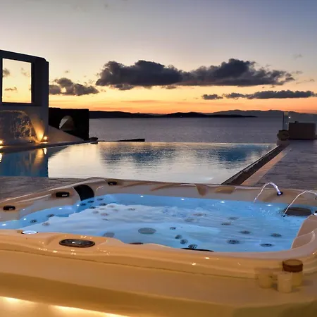 Mykonos Sea&sunset View Pool-hot Tub By Calypso Sunset Villa