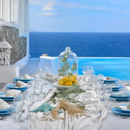 Mykonos Sea&sunset View Pool-hot Tub By Calypso Sunset Villa *