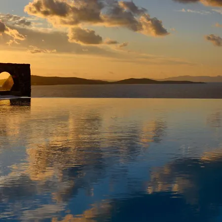 Mykonos Sea&sunset View Pool-hot Tub By Calypso Sunset Villa *