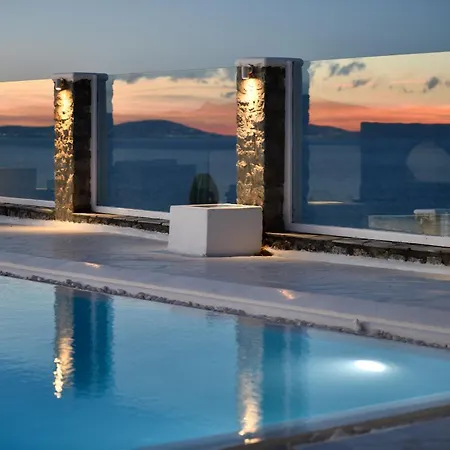 ヴィラ Mykonos Sea&sunset View Pool-hot Tub By Calypso Sunset