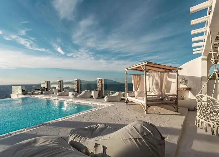 Mykonos Sea&sunset View Pool-hot Tub By Calypso Sunset Villa *