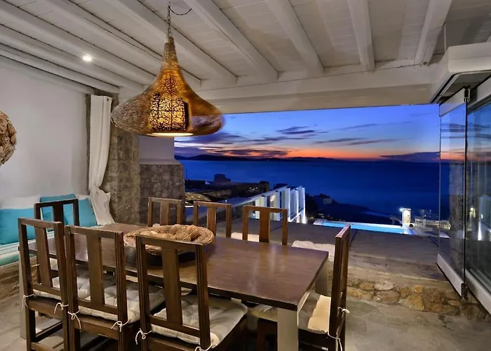 Mykonos Sea&sunset View Pool-hot Tub By Calypso Sunset Mykonos Town