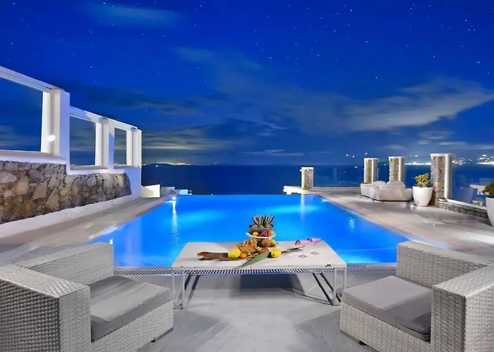 Mykonos Sea&sunset View Pool-hot Tub By Calypso Sunset *