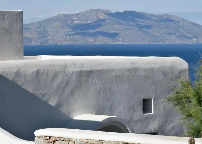 Mykonos Sea&sunset View Pool-hot Tub By Calypso Sunset Villa Mykonos Town