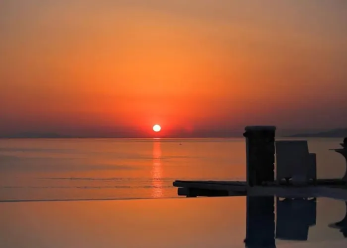 빌라 Mykonos Sea&sunset View Pool-hot Tub By Calypso Sunset *
